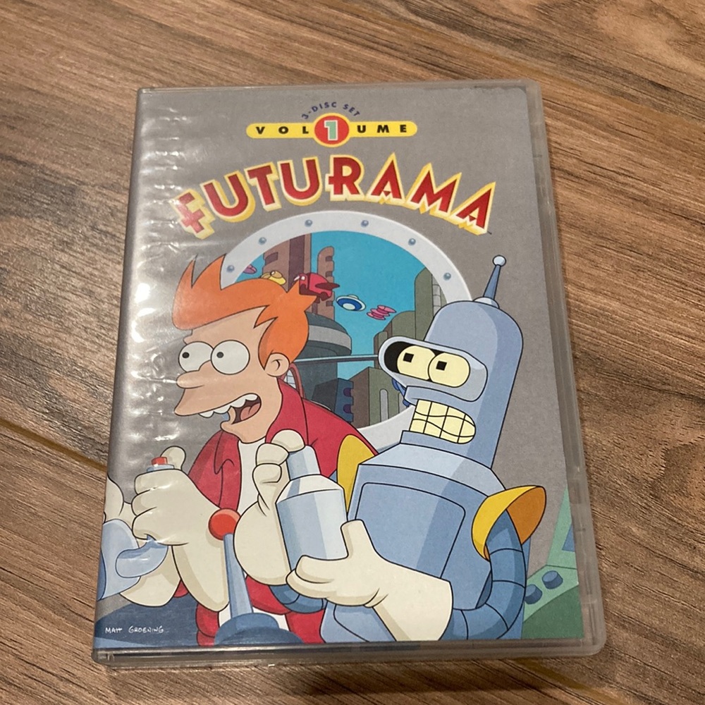 Futurama volume one - 3 disc set- Futurama dvd set vol 1